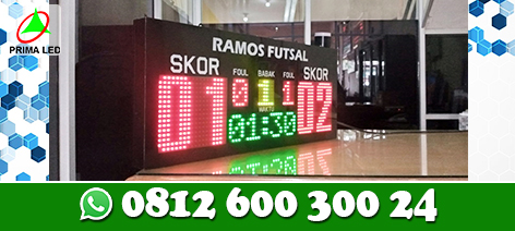 Papan Skor Pertandingan Futsal